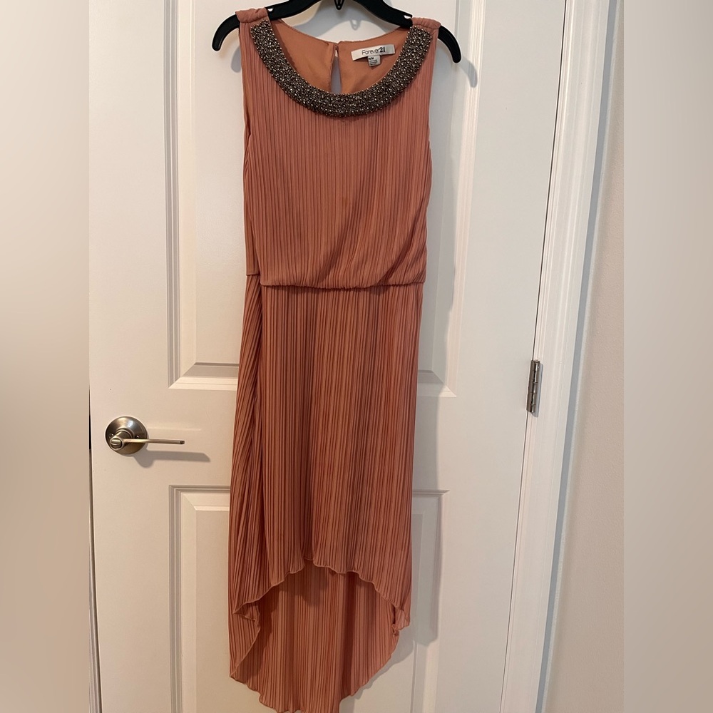 Forever 21 High Low Dress - Warm Brown